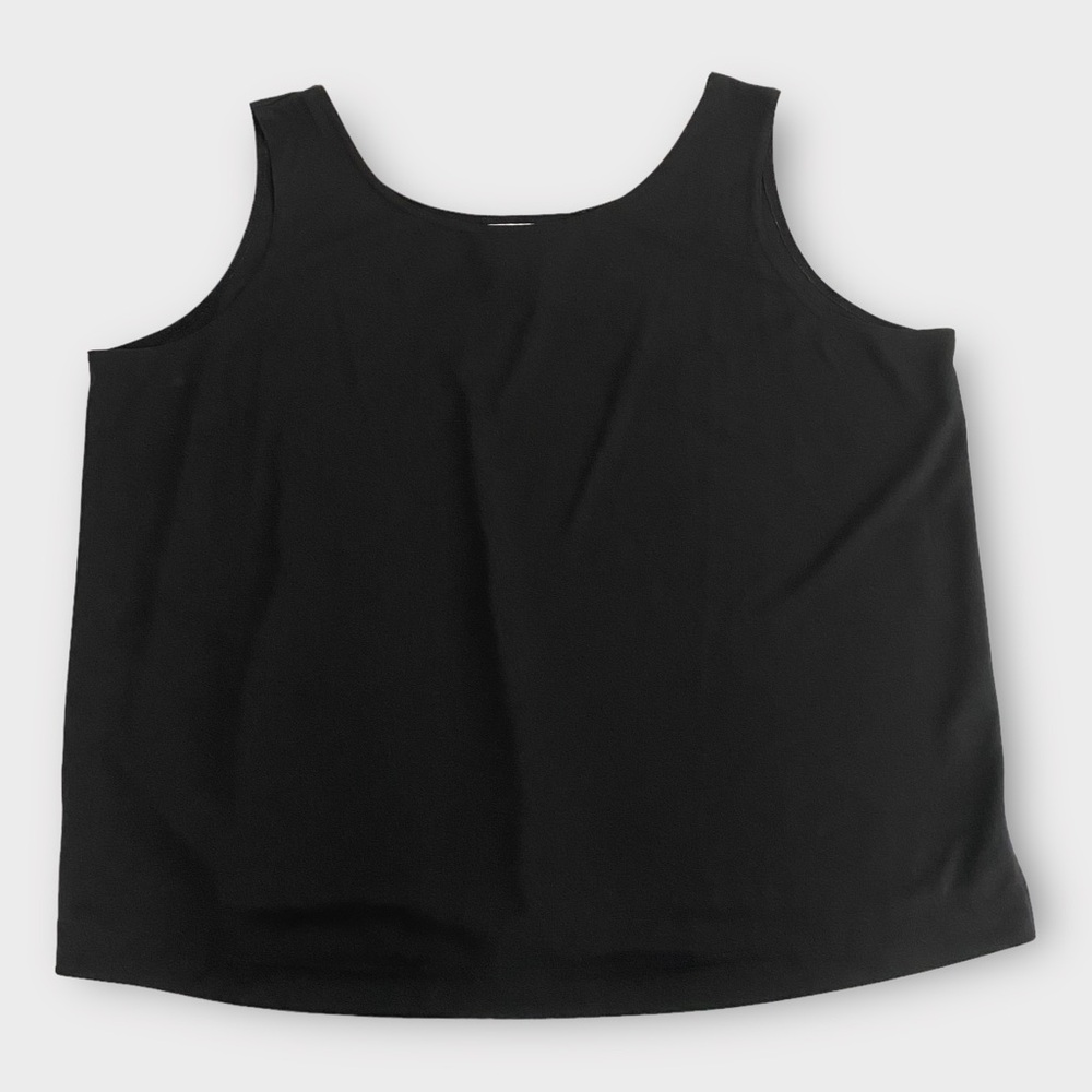 Victor Costa Occasion Women’s Top 1X Sleeveless Shell Minimalist Designer Luxury